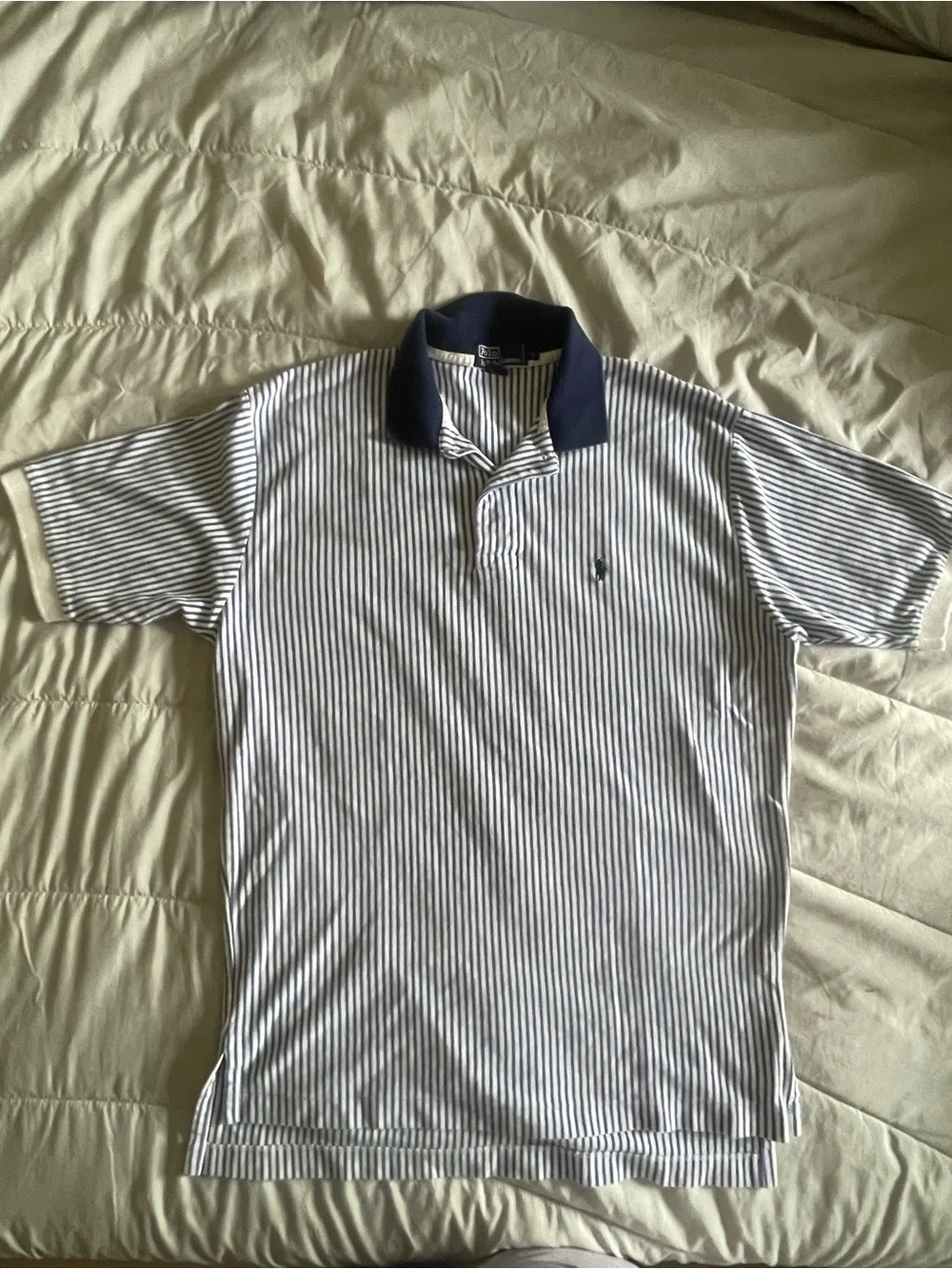 Vintage Polo Ralph Lauren Pinstripe Polo Shirt